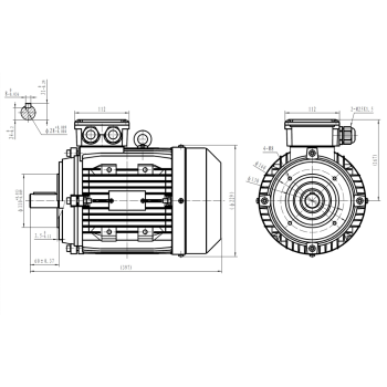 Silnik elektryczny 3,0kW 900 obr/min. 112B14